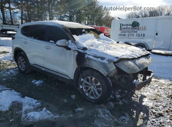 5NMS2CAD6KH060454 2019 HYUNDAI SANTA White Przód prawy