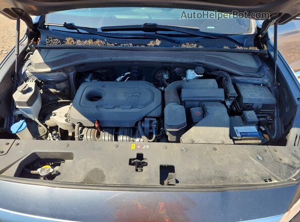 5NMS2CAD7KH072113 2019 HYUNDAI SANTA Gray Vista del compartimento del motor