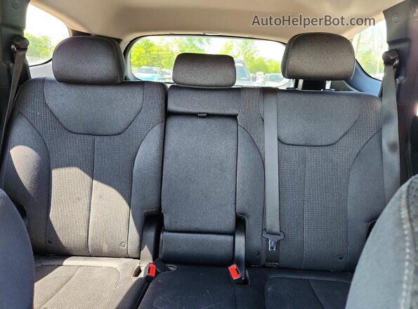 5NMS2CAD7KH072113 2019 HYUNDAI SANTA Gray Vista de los asientos traseros