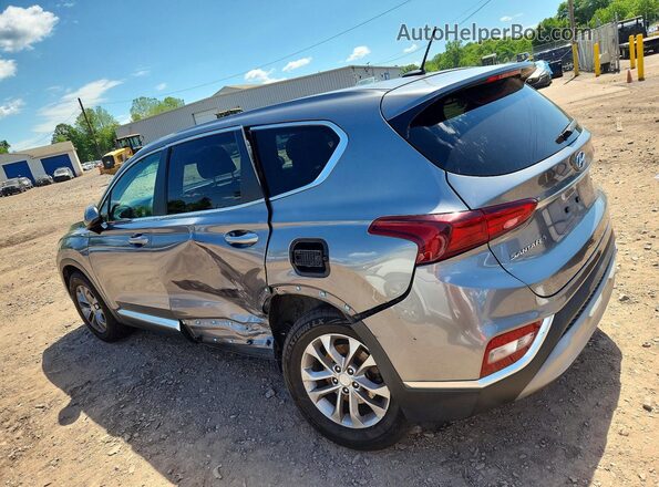 5NMS2CAD7KH072113 2019 HYUNDAI SANTA Gray Trasero izquierdo