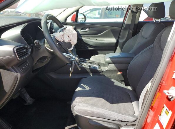 5NMS2CAD7LH170799 2020 HYUNDAI SANTA Red Widok wnętrza z przodu