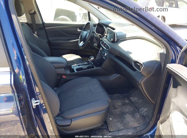 5NMS2CAD8KH097991 2019 HYUNDAI SANTA FE Синий Вид салона спереди