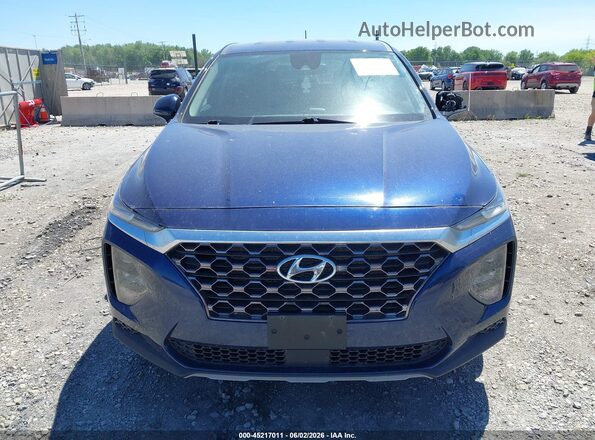5NMS2CAD8KH097991 2019 HYUNDAI SANTA FE Синий Вид задней части салона