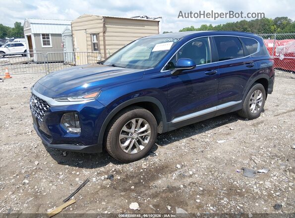 5NMS2CAD8KH120900 2019 HYUNDAI SANTA FE Blue Vista tres cuartos delantera izquierda