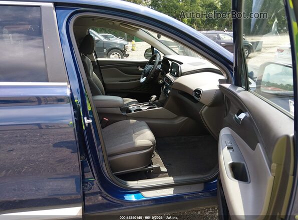 5NMS2CAD8KH120900 2019 HYUNDAI SANTA FE Blue Vista interior delantera