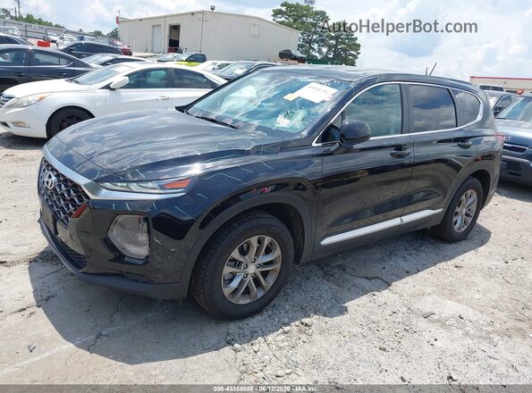 5NMS2CAD8LH137908 2020 HYUNDAI SANTA FE Черный Передняя левая четверть