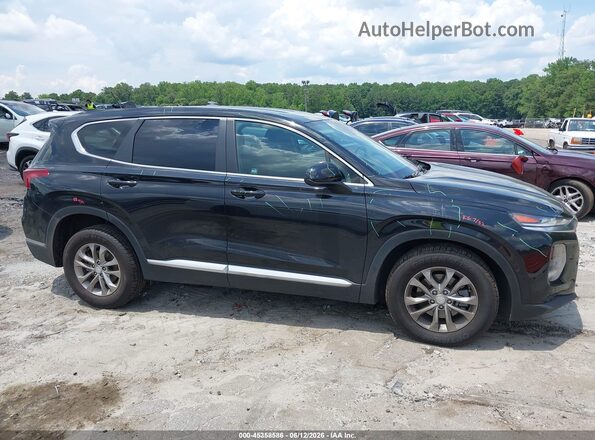 5NMS2CAD8LH137908 2020 HYUNDAI SANTA FE Черный Вид задней части салона