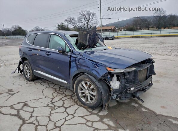 5NMS2CAD8LH142882 2020 HYUNDAI SANTA Blue Delantero derecho