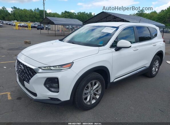 5NMS2CAD8LH289798 2020 HYUNDAI SANTA FE White Vista tres cuartos delantera izquierda
