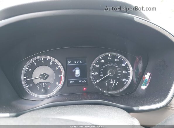 5NMS2CAD8LH289798 2020 HYUNDAI SANTA FE White Vista de los asientos traseros