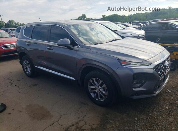 5NMS2CAD9KH039128 2019 HYUNDAI SANTA Gray Передня права чверть