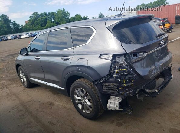 5NMS2CAD9KH039128 2019 HYUNDAI SANTA Gray Задня ліва чверть