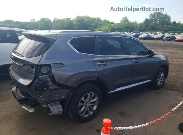 5NMS2CAD9KH039128 2019 HYUNDAI SANTA Gray Задня права чверть