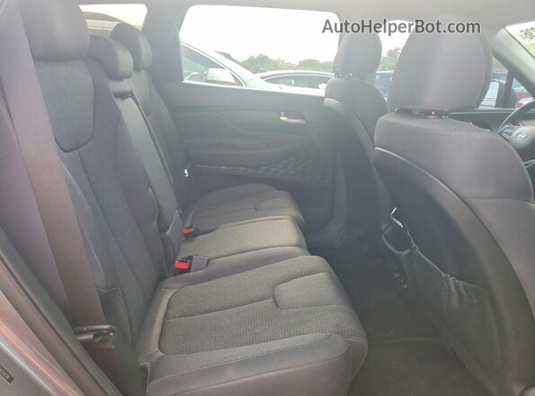 5NMS2CAD9KH039128 2019 HYUNDAI SANTA Gray Вид задньої частини салону
