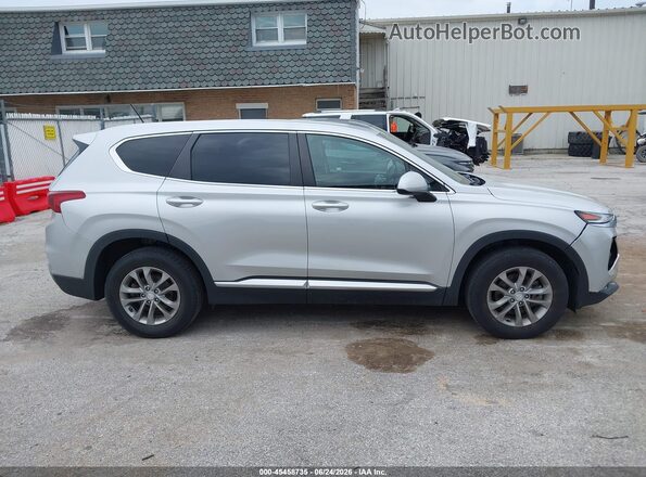 5NMS2CAD9KH136457 2019 HYUNDAI SANTA FE Silver უკანა სალონის ხედი