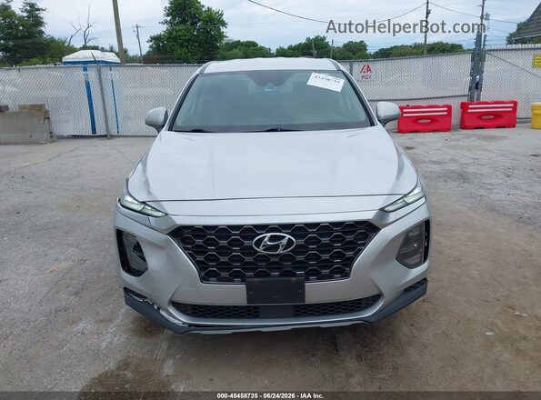 5NMS2CAD9KH136457 2019 HYUNDAI SANTA FE Silver ხელსაწყოთა პანელის ხედი