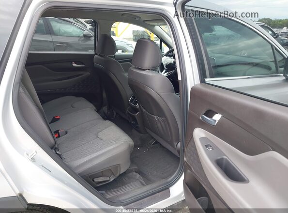 5NMS2CAD9KH136457 2019 HYUNDAI SANTA FE Silver VIN კოდის სტიკერის ხედი