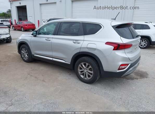 5NMS2CAD9KH136457 2019 HYUNDAI SANTA FE Silver უკანა მარცხენა