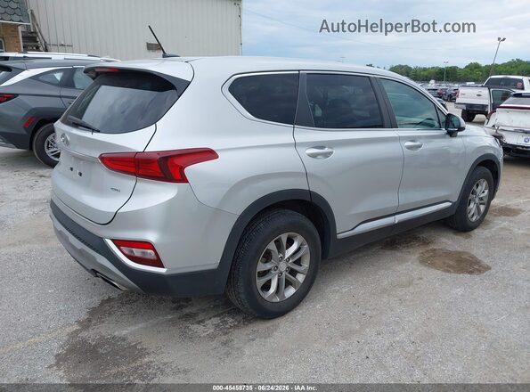 5NMS2CAD9KH136457 2019 HYUNDAI SANTA FE Silver უკანა მარჯვენა