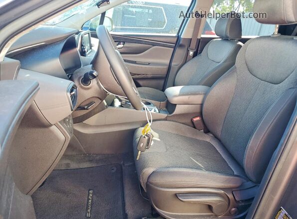 5NMS2CADXKH001990 2019 HYUNDAI SANTA Silver წინა სალონის ხედი