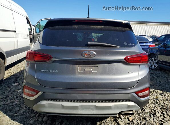 5NMS2CADXKH001990 2019 HYUNDAI SANTA Silver უკანა ხედი