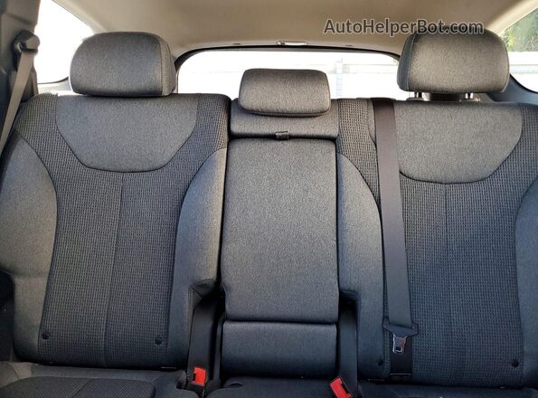 5NMS2CADXKH001990 2019 HYUNDAI SANTA Silver უკანა სავარძლების ხედი