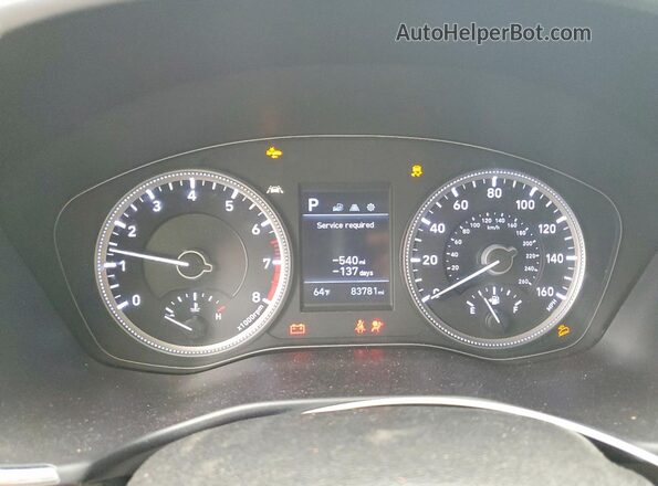 5NMS2CADXKH109168 2019 HYUNDAI SANTA Gray 