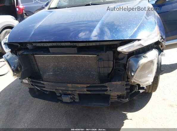 5NMS2CADXLH145542 2020 HYUNDAI SANTA FE Blue Вид спереду