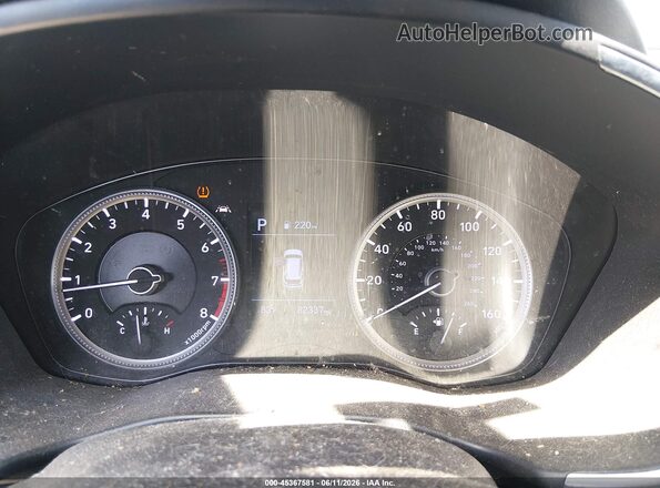 5NMS2CADXLH145542 2020 HYUNDAI SANTA FE Blue Вид задніх сидінь