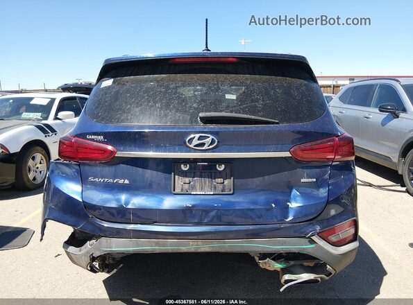 5NMS2CADXLH145542 2020 HYUNDAI SANTA FE Blue 