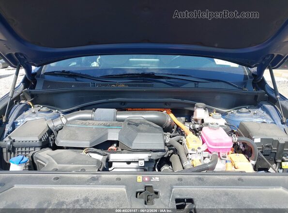 5NMS2DA14PH011109 2023 HYUNDAI SANTA FE HYBRID Blue Вид ззаду