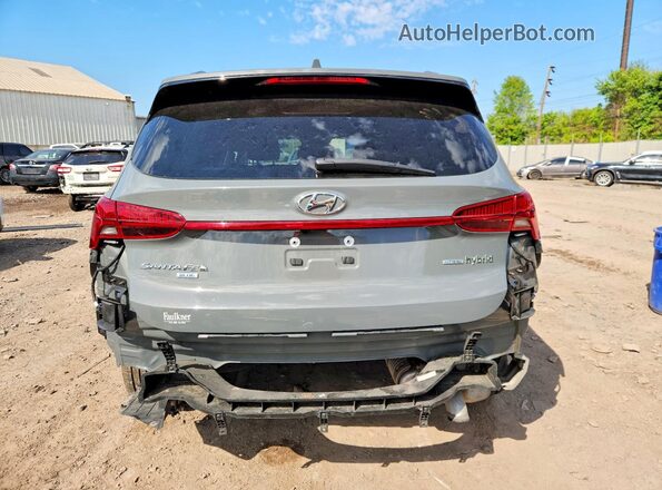 5NMS2DA14PH018254 2023 HYUNDAI SANTA Серебряный Вид сзади