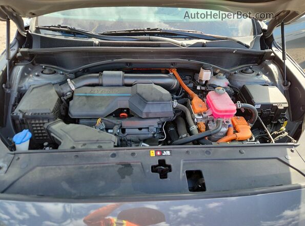 5NMS2DA14PH018254 2023 HYUNDAI SANTA Серебряный Вид подкапотного пространства