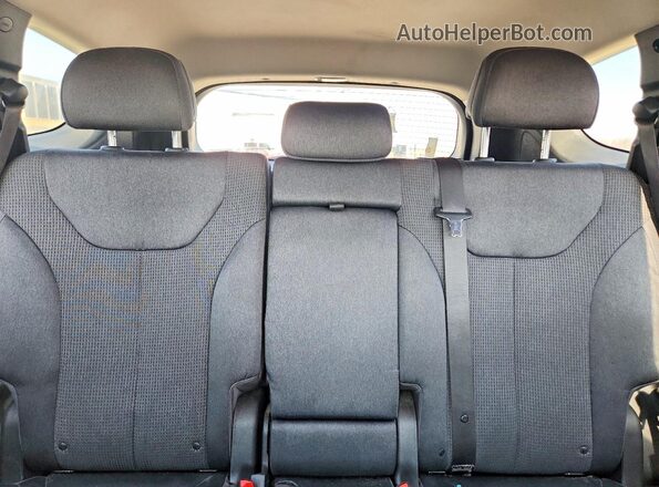 5NMS2DAJ0MH350218 2021 HYUNDAI SANTA Red Vista de los asientos traseros