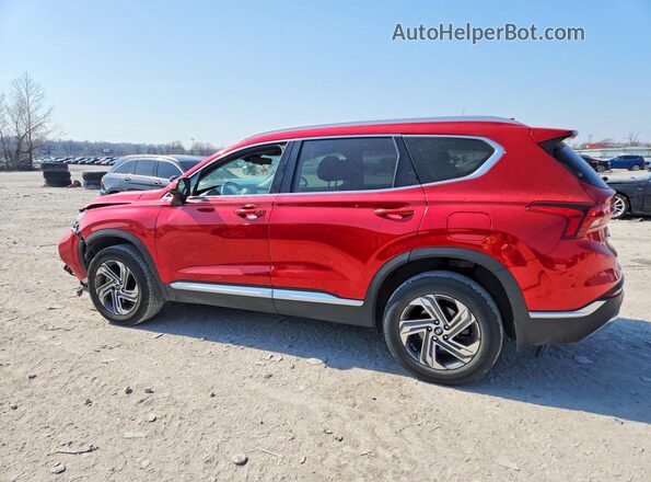 5NMS2DAJ0MH350218 2021 HYUNDAI SANTA Red Trasero izquierdo