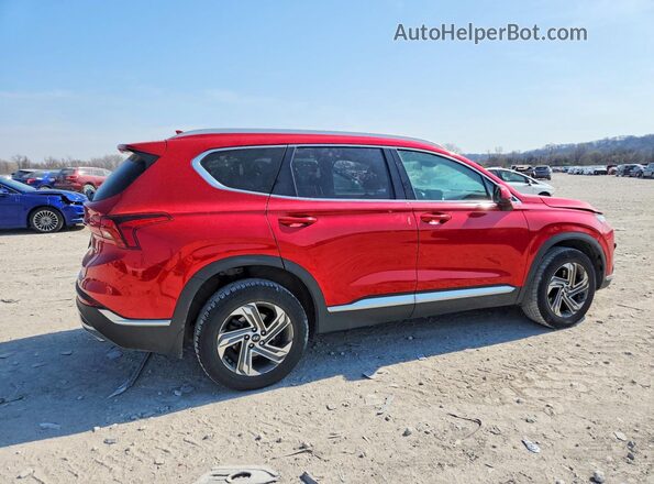 5NMS2DAJ0MH350218 2021 HYUNDAI SANTA Red Trasero derecho