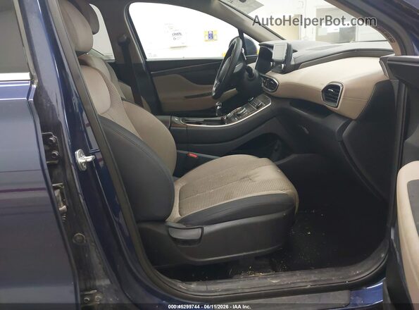 5NMS2DAJ0NH397685 2022 HYUNDAI SANTA FE Синий Вид салона спереди