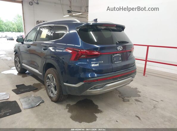 5NMS2DAJ0NH397685 2022 HYUNDAI SANTA FE Синий Задняя левая четверть