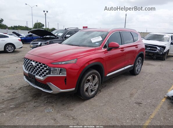 5NMS2DAJ0NH459182 2022 HYUNDAI SANTA FE Красный Передняя левая четверть