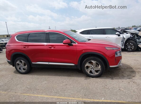5NMS2DAJ0NH459182 2022 HYUNDAI SANTA FE Красный Вид задней части салона