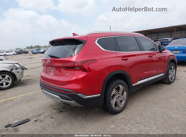 5NMS2DAJ0NH459182 2022 HYUNDAI SANTA FE Красный Задняя правая четверть