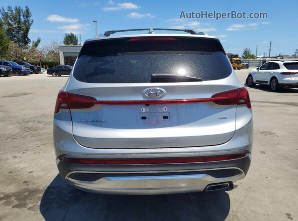 5NMS2DAJ0NH469923 2022 HYUNDAI SANTA Silver Հետևի տեսք