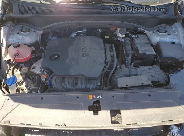 5NMS2DAJ0NH469923 2022 HYUNDAI SANTA Silver Շարժիչի բաժամունքի տեսք