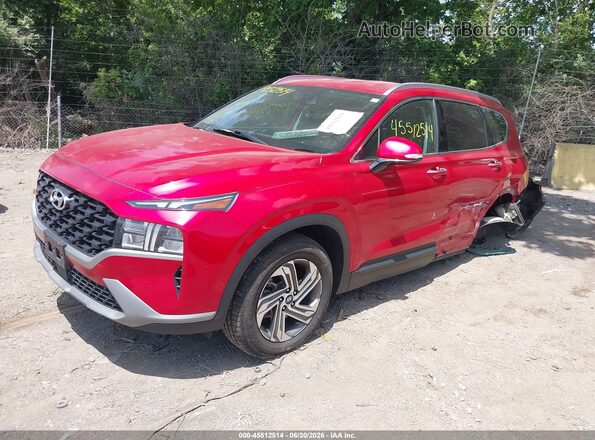5NMS2DAJ0PH548317 2023 HYUNDAI SANTA FE Red Առջևի ձախ երեք քառորդ տեսարան