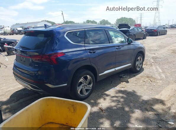 5NMS2DAJ1MH352494 2021 HYUNDAI SANTA FE Blue უკანა მარჯვენა