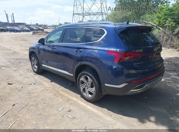 5NMS2DAJ1MH352494 2021 HYUNDAI SANTA FE Blue უკანა მარცხენა