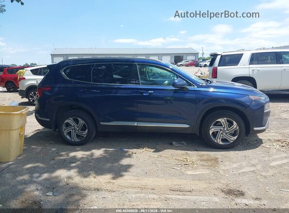 5NMS2DAJ1MH352494 2021 HYUNDAI SANTA FE Blue უკანა სალონის ხედი