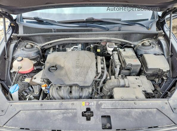 5NMS2DAJ1MH357419 2021 HYUNDAI SANTA Black Vista del compartimento del motor
