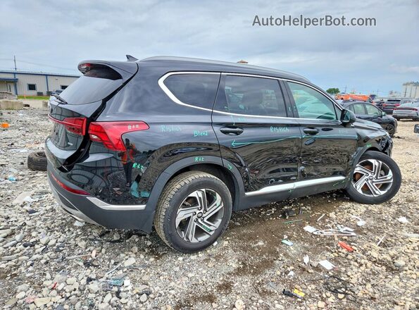 5NMS2DAJ1MH357419 2021 HYUNDAI SANTA Black Trasero derecho