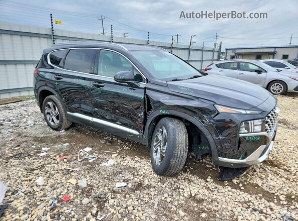 5NMS2DAJ1MH357419 2021 HYUNDAI SANTA Black Delantero derecho